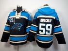 Carolina Panthers #59 Luke Kuechly Blue Nike NFL Pullover Hoodie Sweatshirts