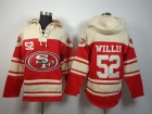 San Francisco 49ers #52 Patrick Willis Red Nike NFL Pullover Hoodie Sweatshirts