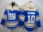 New York Giants #10 Eli Manning Blue Nike NFL Pullover Hoodie Sweatshirts