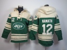 New York Jets #12 Joe Namath Green Nike NFL Pullover Hoodie Sweatshirts