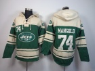 New York Jets #74 Nick Mangold Green Nike NFL Pullover Hoodie Sweatshirts