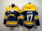 San Diego Chargers #17 Philip Rivers Blue Nike NFL Pullover Hoodie Sweatshirts