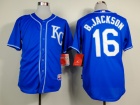 Kansas City Royals #16 Bo Jackson Dark Blue 2014 Cool Base Jerseys