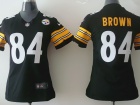 Nike Pittsburgh Steelers #83 Heath Miller Black Women Jerseys