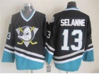 Anaheim Ducks #13 Selanne Purple CCM Hockey Jerseys