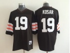 Cleveland Browns #19 Bernie Kosar Brown Throwback Jerseys