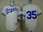 Kansas City Royals #35 Eric Hosmer White 1974 Turn Back The Clock Jerseys