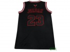 Chicago Bulls #23 Jordan Black With Black Number Swingman Jerseys