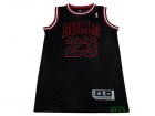 Chicago Bulls #23 Jordan Black With Black Number Swingman Jerseys