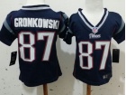 New England Patriots #87 Rob Gronkowski Blue Nike Toddler Jerseys