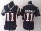 Nike Women New England Patriots Julian Edelman #11 Blue Jerseys