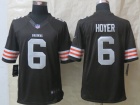 Cleveland Browns #6 Brian Hoyer Brown Nike Limited Jerseys