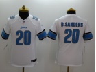 Nike Detroit Lions #20 B.Sanders White Youth Limited Jerseys