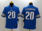 Detroit Lions #20 B.Sanders Baby Blue Nike Limited Jerseys