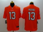 Miami Dolphins #13 Dan Marino Orange Nike Limited Jerseys