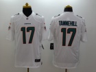 Miami Dolphins #17 Ryan Tannehill White New Style Nike Limited Jerseys