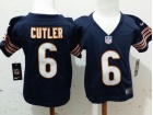 Chicago Bears #6 Jay Cutler Blue Nike Toddler Jerseys