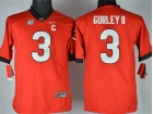 Nike Georgia Bulldogs #3 Todd Gurley Red Limited Kids Jerseys