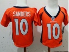 Denver Broncos #10 Emmanuel Sanders Orange Nike Toddler Jerseys