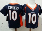 Denver Broncos #10 Emmanuel Sanders Blue Nike Toddler Jerseys