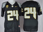 Oregon Ducks #24 Kenjon Barner Black 2014 Football Jerseys