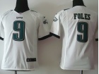 Nike Philadelphia Eagles #9 Nick Foles White Youth Jerseys