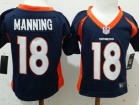 Nike Denver Broncos #18 Peyton Manning Blue Toddler Jerseys