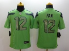 Seattle Seahawks #12 Fan Green Youth Nike Limited Jerseys