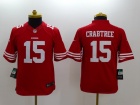 Nike San Francisco 49ers #15 Crabtree Red Limited Youth Jerseys