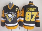 Pittsburgh Penguins #87 Sidney Crosby Black New Style NHL Jerseys