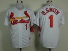 St. Louis Cardinals #1 Ozzie Smith White Cool Base Jerseys