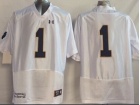 Notre Dame Fighting Irish  #1 Louis Nix III  White 2014 New Style NCAA Jerseys