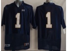 Notre Dame Fighting Irish  #1 Louis Nix III Dark Blue 2014 New Style NCAA Jerseys