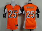 Nike Cincinnati Bengals #25 Giovani Bernard Orange Women Jerseys