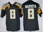 Oregon Duck #8Marcus Mariota Black Mach Speed Limited College Football Jerseys