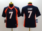 Nike Denver Broncos #7 John Elway Blue Youth Limited Jerseys