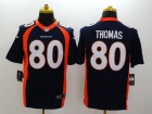 Denver Broncos #80 Thomas Blue Nike Limited Jerseys