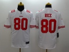 San Francisco 49ers #80 Jerry Rice White Nike Limited Jerseys