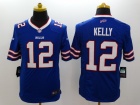 Buffalo Bills #12 Jim Kelly Blue Nike Limited Jerseys