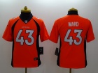 Nike Denver Broncos #43 T.J. Ward Orange Kids Limited Jerseys