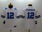 Nike Dallas Cowboys #12 Staubach White Youth Limited Jerseys