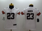 Women Nike Cleveland Browns #23 Joe Haden White Limited Jerseys