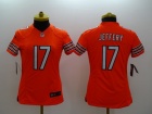 Nike Chicago Bears #17 Alshon Jeffery Orange Women Limited Jerseys