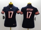 Nike Chicago Bears #17 Alshon Jeffery Blue Women Limited Jerseys