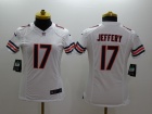 Nike Chicago Bears #17 Alshon Jeffery White Women Limited Jerseys