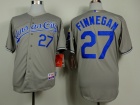 Kansas City Royals #27 Finnegan Grey Cool Base Jerseys