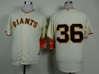 San Francisco Giants #36 Perry Cream Cool Base Jerseys