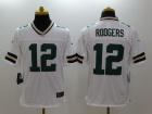 Green Bay Packers #12 Aarron Rodgers White Nike Limited Jerseys