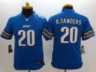 Nike Detroit Lions #20 B.Sanders Blue Youth Limited Jerseys