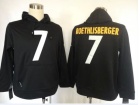 Pittsburgh Steelers #7 Ben Roethlisberger Black Nike NFL Hoodies